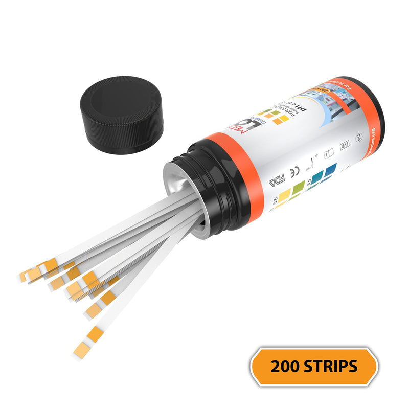 [Australia - AusPower] - pH Test Strips 4.5 to 9.0 ( 200 ct) for Urine and Saliva Body pH Testing. Urinalysis Reagent Test Strips for Acidity and Alkalinity. Alkaline Diet Food and Acid pH Testing 