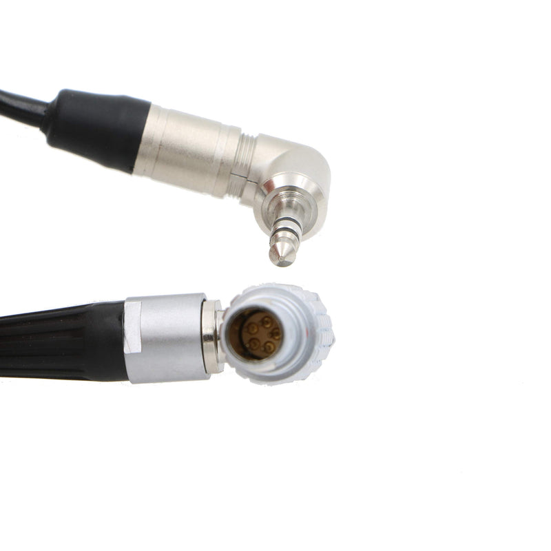 [Australia - AusPower] - Alvin's Cables Timecode Cable for Tentacle Sync Timecode Generator to ARRI Alexa Sound Devices 3.5mm TRS to 5 Pin Cable 50cm| 19.7inches 50cm right angle 5 pin 3.5mm→5 Pin 