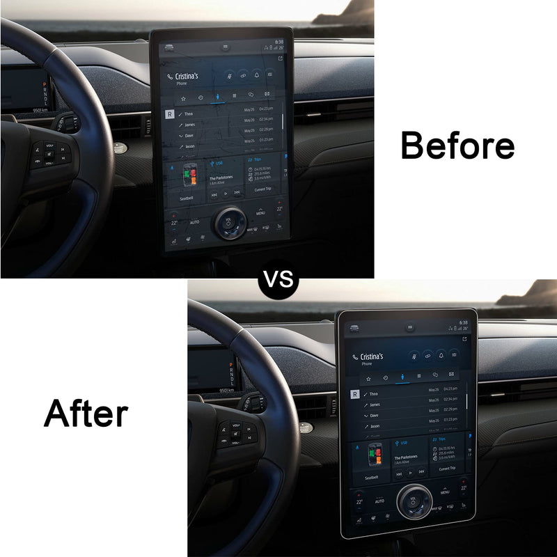 [Australia - AusPower] - AOSK for Mustang Mach-E Clear 9H HD Screen Protector Center Control Compatible with 2021 Mustang Mach-E Anti-Glare 