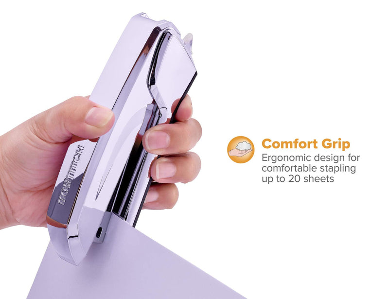 [Australia - AusPower] - Bostitch Ascend 3 in 1 Stapler with Integrated Remover & Staple Storage Chrome 