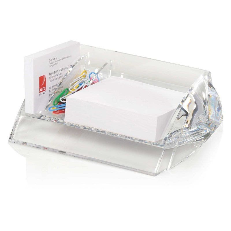 [Australia - AusPower] - Swingline Memo & Paper Clip Holder, Acrylic, Stratus, Clear (S7010136) 