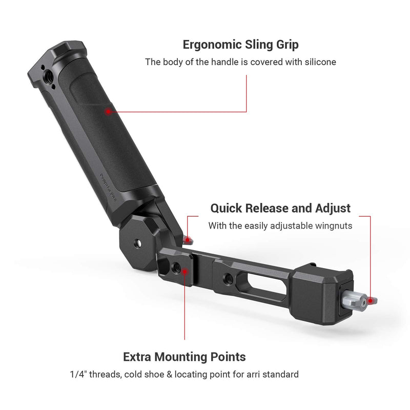 [Australia - AusPower] - SMALLRIG Adjustable Handle Sling Handgrip for DJI RS 2 / RSC 2 Gimbal Handheld Stabilizer - 3028 
