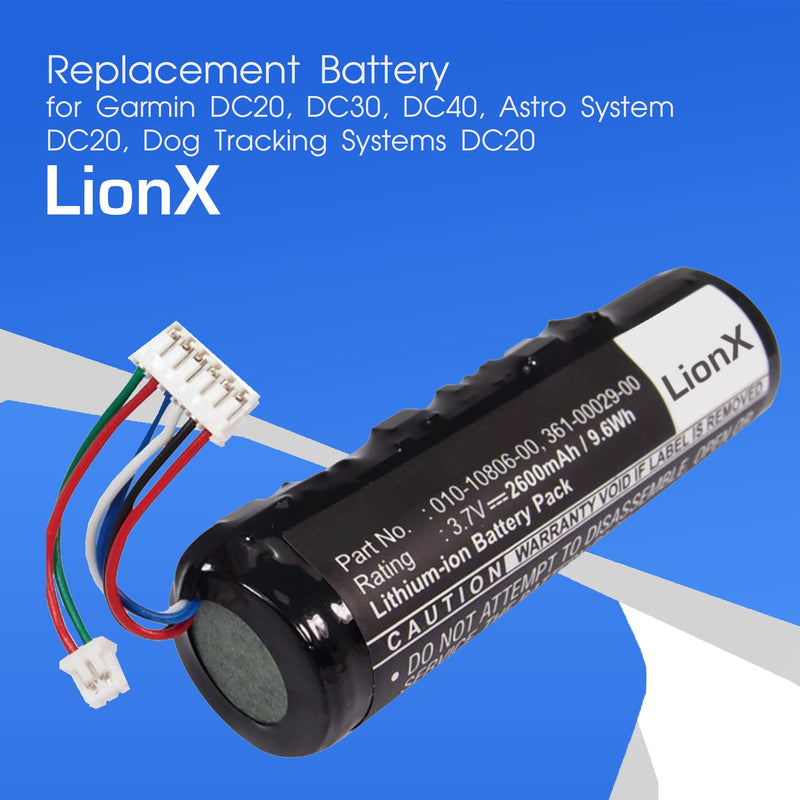 [Australia - AusPower] - Extended Battery for Garmin DC20, DC30, DC40, Astro System DC20, Dog Tracking Systems DC20 