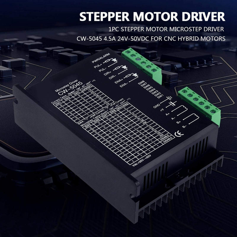[Australia - AusPower] - Microstep Driver, 1pc Stepper Motor Microstep Driver CW-5045 4.5A 24V-50VDC for CNC Hybrids Motors 
