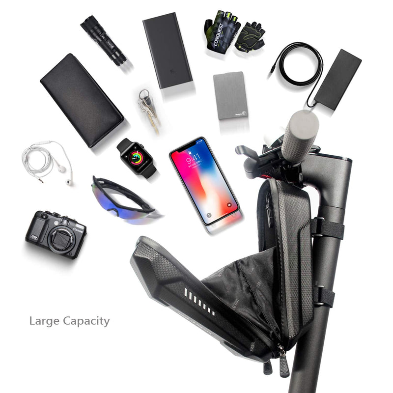 [Australia - AusPower] - Epessa Universal Scooter Bag, EVA Scooter Handlebar Bag, Waterproof Scooter Front Bag for Carrying Charger Tools Repair Tools/Large Capacity/Portable (2L) 