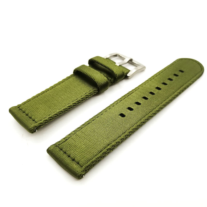 [Australia - AusPower] - 20mm Quick Release Watch Band -NATO Watch Band for Men and Women Strap-Compatible with Regular & Smart Watches Green 22mm 
