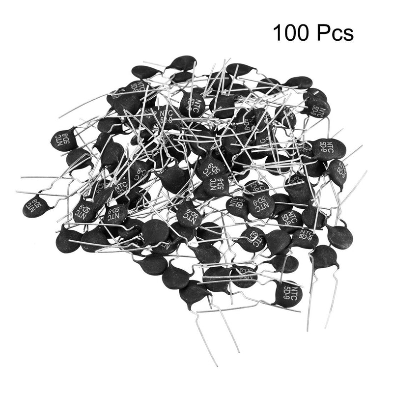 [Australia - AusPower] - uxcell NTC Thermistor Resistors 5D-9 3A 5 Ohm Inrush Current Limiter Temperature Sensors Pack of 100 