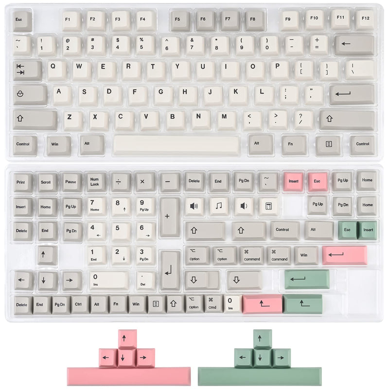 [Australia - AusPower] - Guffercty kred Cherry Profile Keycaps 60 Percent Retro PBT 158-key Cap Cover Set Dye Sublimation for Cherry Mx Switch Mechanical Keyboard (CHERRY/9009) 9009-Cherry 