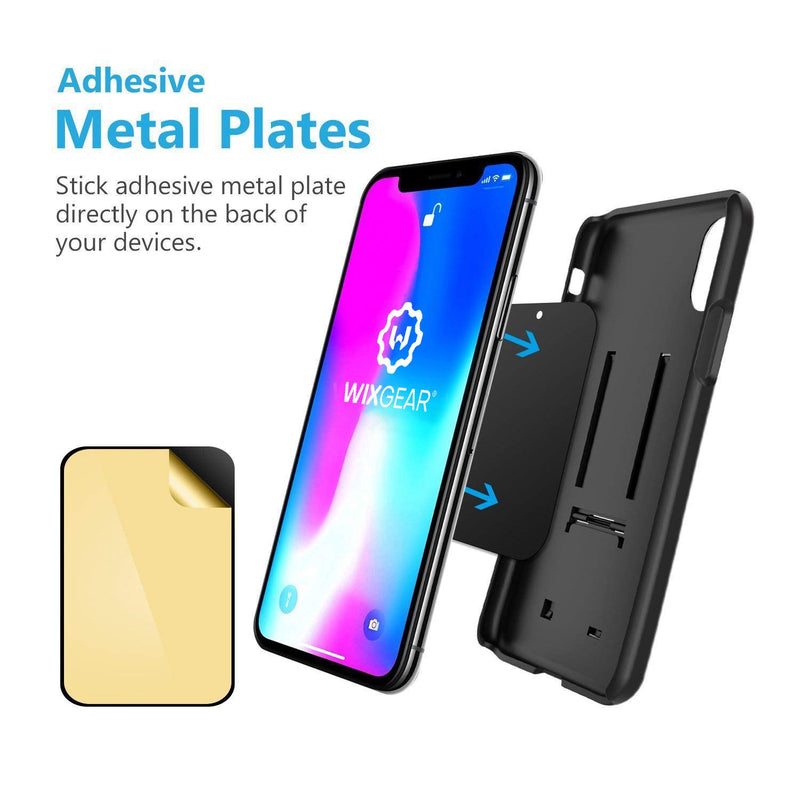 [Australia - AusPower] - WixGear Rectangular Head Universal CD Slot Magnetic Car Mount Holder, for Cell Phones and Mini Tablets with Fast Swift-Snap Technology 