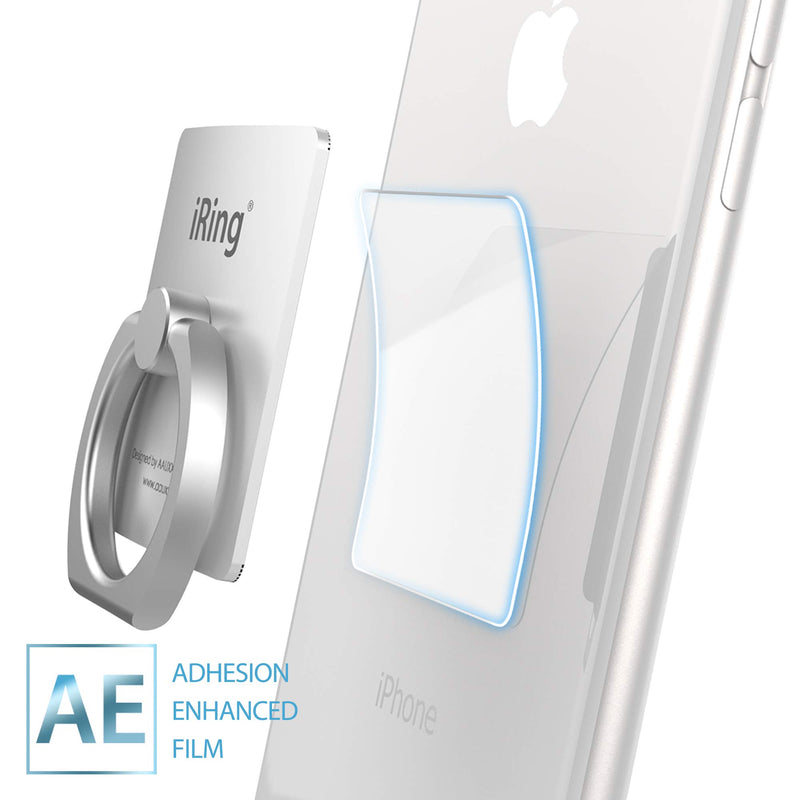 [Australia - AusPower] - iRing Link, Made in Korea, Wireless Charging Friendly Phone Holder - Cell Phone Ring Grip Finger Holder and Stand Compatible with iPhone, Galaxy, and Other Smartphones.(Rose Gold) Rose Gold 