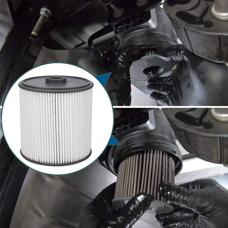 [Australia - AusPower] - AULDAY Fuel Filter Fits for Ram 2500 3500 4500 5500 6.7L 2019 2020 2021 2022 Diesel Engine For Ram 1500 2020 3.0L V6 Eco Diesel Frame Chassis Mounted OE# 68436631AA PF46152 