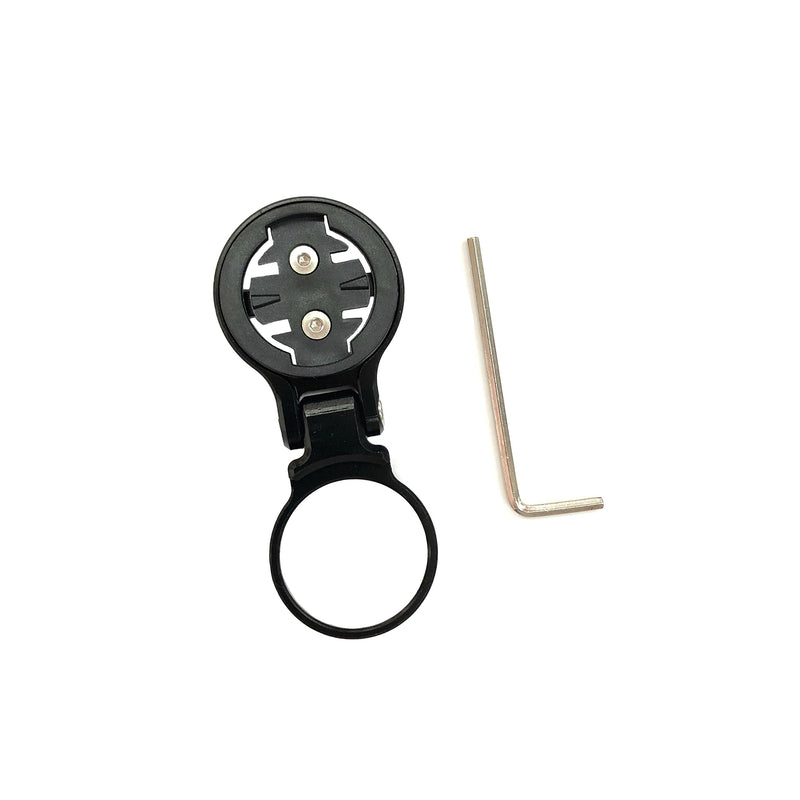[Australia - AusPower] - Thinvik Aluminum Alloy Bike Computer Stem Mount for Garmin Edge 1030 1000 820 810 800 520 510 500 25 - Angle Adjustable,Hinge Feature Stem Mount for Garmin_Black 