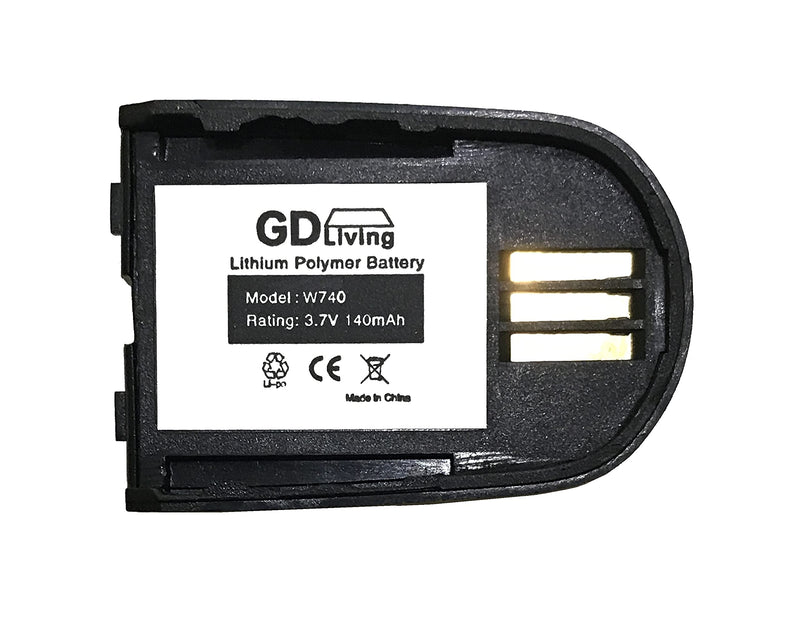 [Australia - AusPower] - 2 Pack of ‘GD Living’ Replacement Battery for Plantronics Wireless Headset Plantronics Savi W740, W745, W440, W445, WH500, 84598-01 