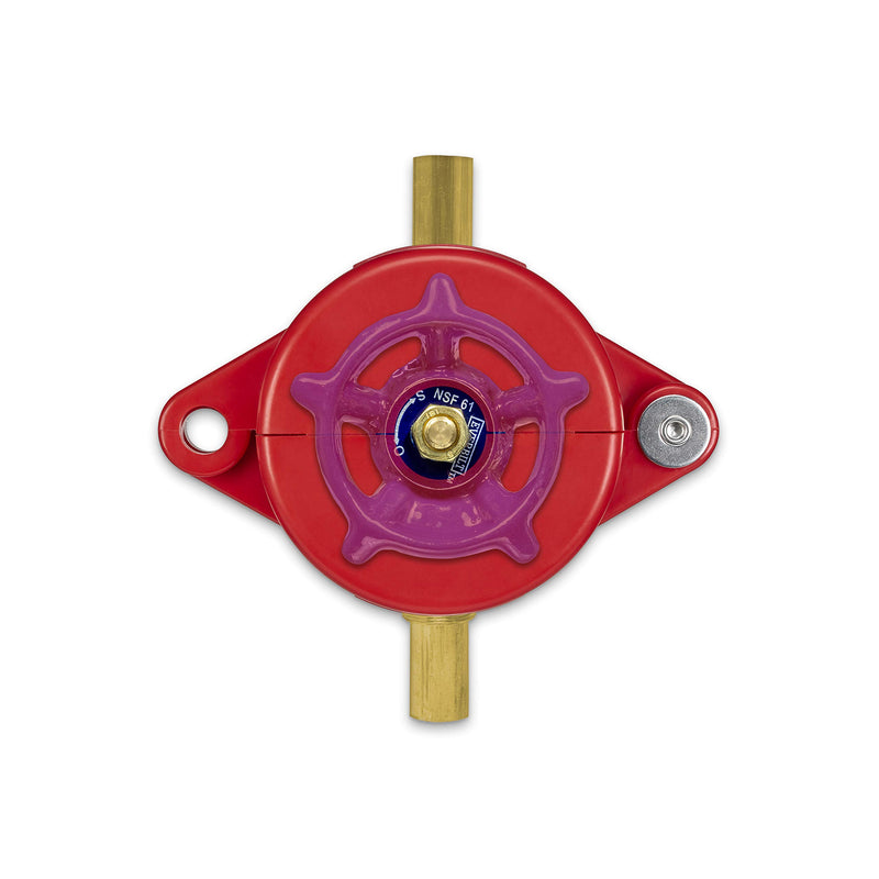 [Australia - AusPower] - TRADESAFE Gate Valve Lockout Device, 1" to 2-1/2" Diameter, 2 Pack, Lock Out Tag Out OSHA Compliant Valve Locks for Professional and Industrial Use, Gas, Water Spigot, and Faucet Locks Outdoor 
