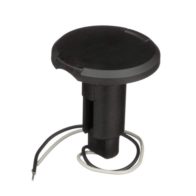 [Australia - AusPower] - Attwood 910R2PB-7 LightArmor 910R Series Round Plug-in Light Base — for All-Around Pole Light, 2-Pin, Black Composite Cover 