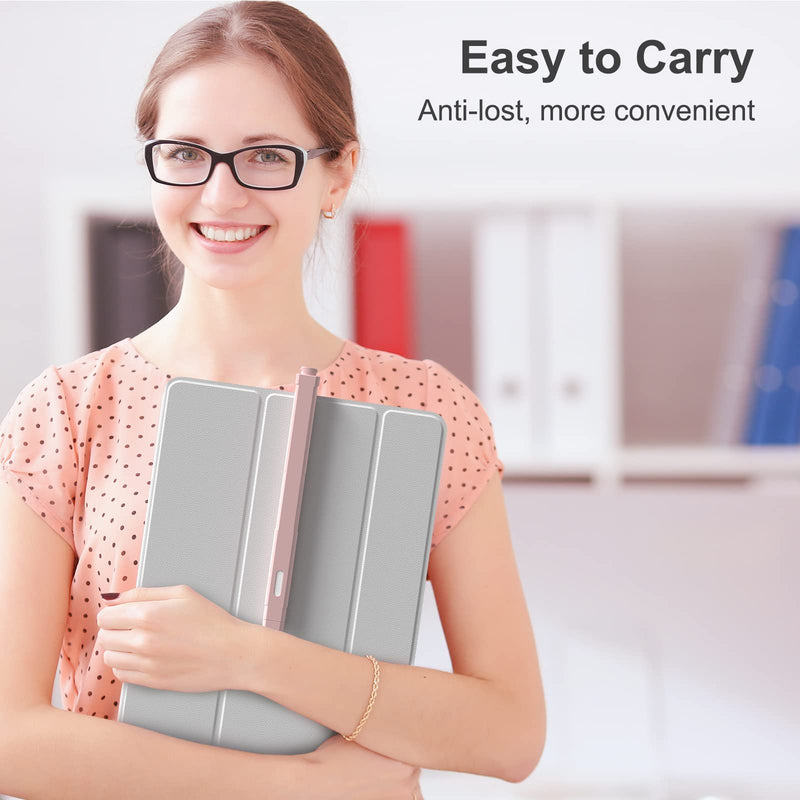 [Australia - AusPower] - iLzyty Holder Case Compatible with Apple Pencil 2nd Generation, New TPE Material Pencil Cover, Anti-Slip Grip Pencil Holder Sleeve, Magnetic Charging & Double-Tapping Supported Pink 