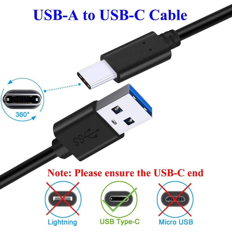 [Australia - AusPower] - Extended 10mm USB Type C Charger Cable for IP68 IP69K Rugged Phones AGM | Blackview | Cubot | CAT | Doogee | Oukitel | UMIDiGi | Ulefone | Galaxy Xcover 5 4S or Cases with deep recessed Port (2Pcs-1M) 