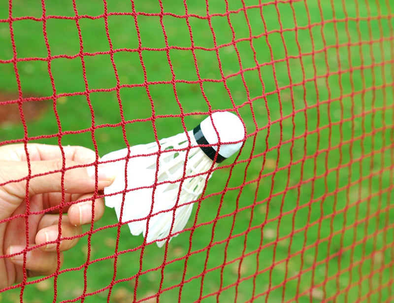 [Australia - AusPower] - NKTM Outdoor Badminton Tournament Net for Garden Schoolyard Backyard (20 FT x 2.5 FT) Red 20 FT x 2.5 FT 