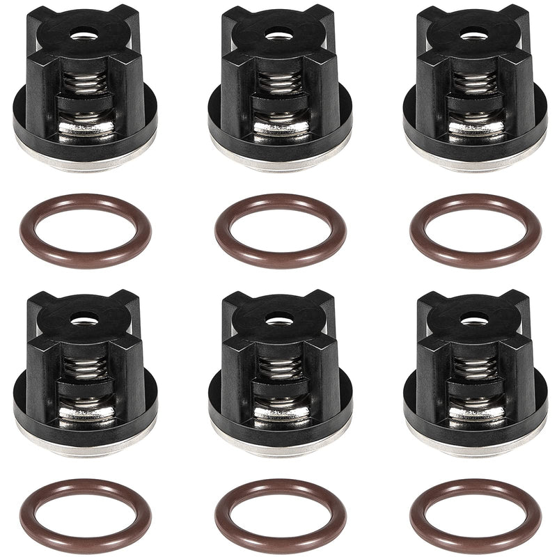 [Australia - AusPower] - AR1828 Water Pump Check Valves Kit Compatible with Annovi Reverberi 18mm XR RK RKA RKV 70-0179, Replace Pressure Washer Valve Kit - New Valves + O-Rings 