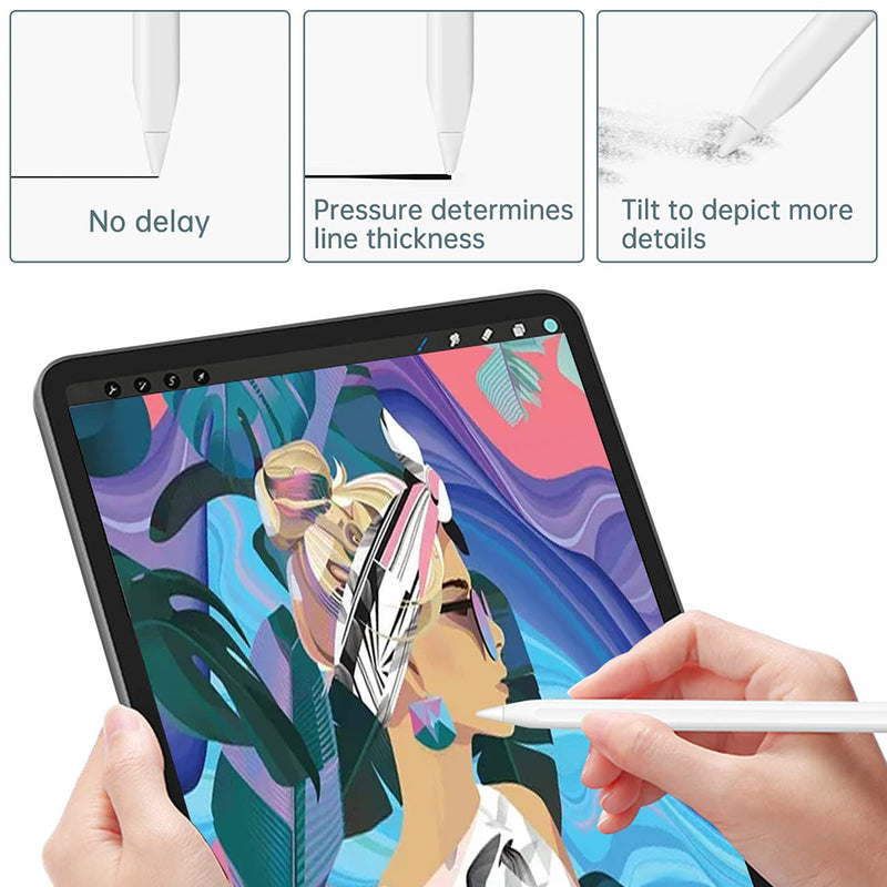 [Australia - AusPower] - Replacement Tips Compatible with Apple Pencil 1st & 2nd Generation(4 Pack), Pen Tip and Nibs Protector Cover for iPad Pro iPencil 4 Pack 