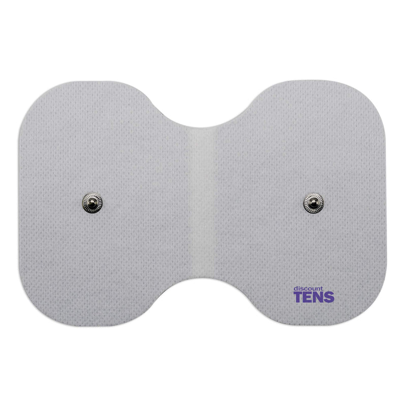 [Australia - AusPower] - TENS Electrodes, 2 Premium Quality 4 inch x 6 inch Dual Self Adhesive Electrodes for TENS Units, Snap Butterfly TENS Unit Electrodes, Discount TENS Brand 