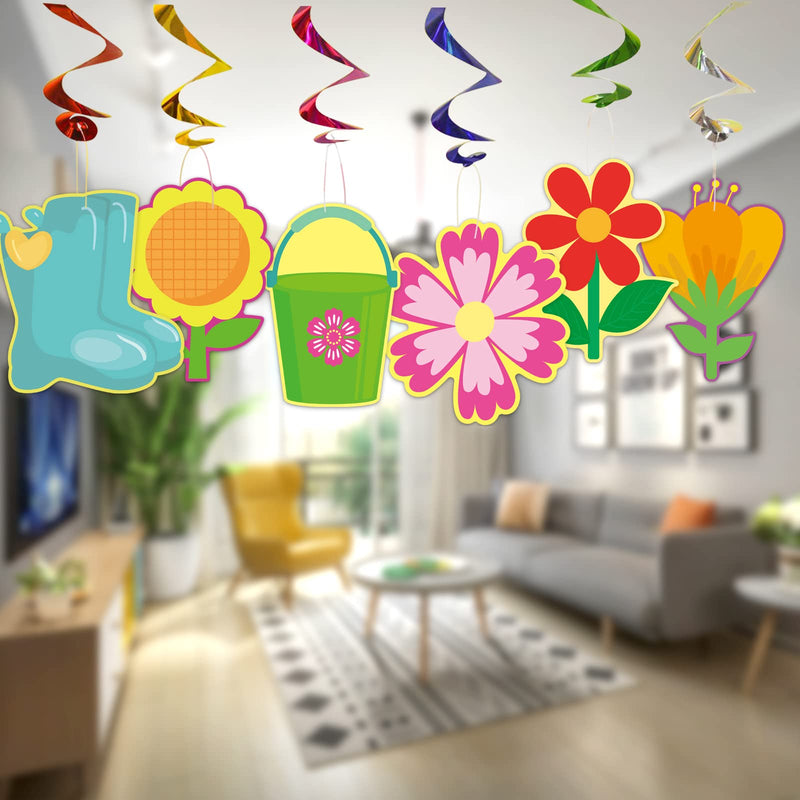 [Australia - AusPower] - 54 Pcs Spring Cutouts Springtime Mix Flower Colorful Cut-Outs Bulletin Board Decoration for Party and Classroom 