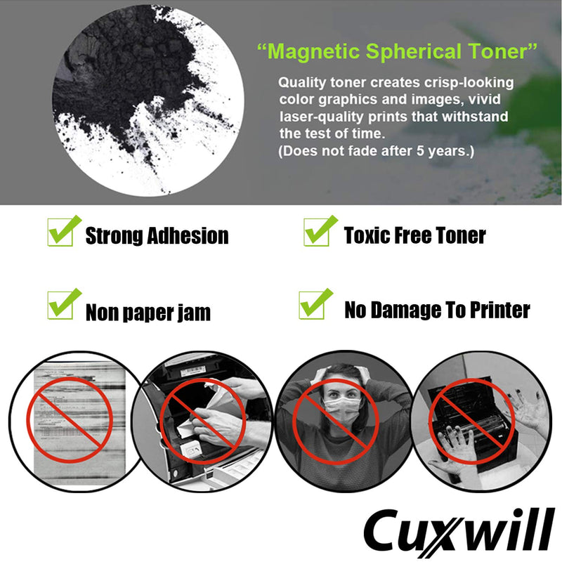 [Australia - AusPower] - Cuxwill Compatible Toner Cartridge Replacement for Kyocera TK-172 TK172 use with ECOSYS P2135dn P2135d FS-1320D FS-1370DN Printer (7,200 Pages, Black) 