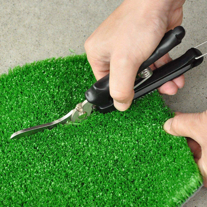 [Australia - AusPower] - CANARY Carpet Cutter Tool Heavy Duty Carpet Scissors, Razor Japanese Stainless Steel Blade, Spring Loaded Hand Shears for Carpet, Rug, Artificial Grass, Metal Mesh, Made in JAPAN 