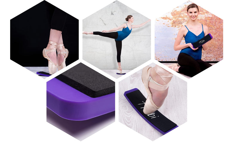 [Australia - AusPower] - TTolbi Turn Board for Dancers, Ballet and Figure Skating | Turning Board to Improve Balance | Dance Turning Board for Better Turns | Spin board for Dancers | Ballet Turn Board Blue 
