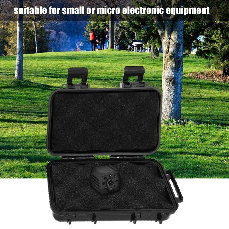 [Australia - AusPower] - Eboxer 3 Sizes Protective Waterproof Case, Outdoor Shockproof Storage Case, with Sponge, for Loading Smartphone Hard Drive, and Other Small Electronic Devices A 6.7x4.3x1.9in 