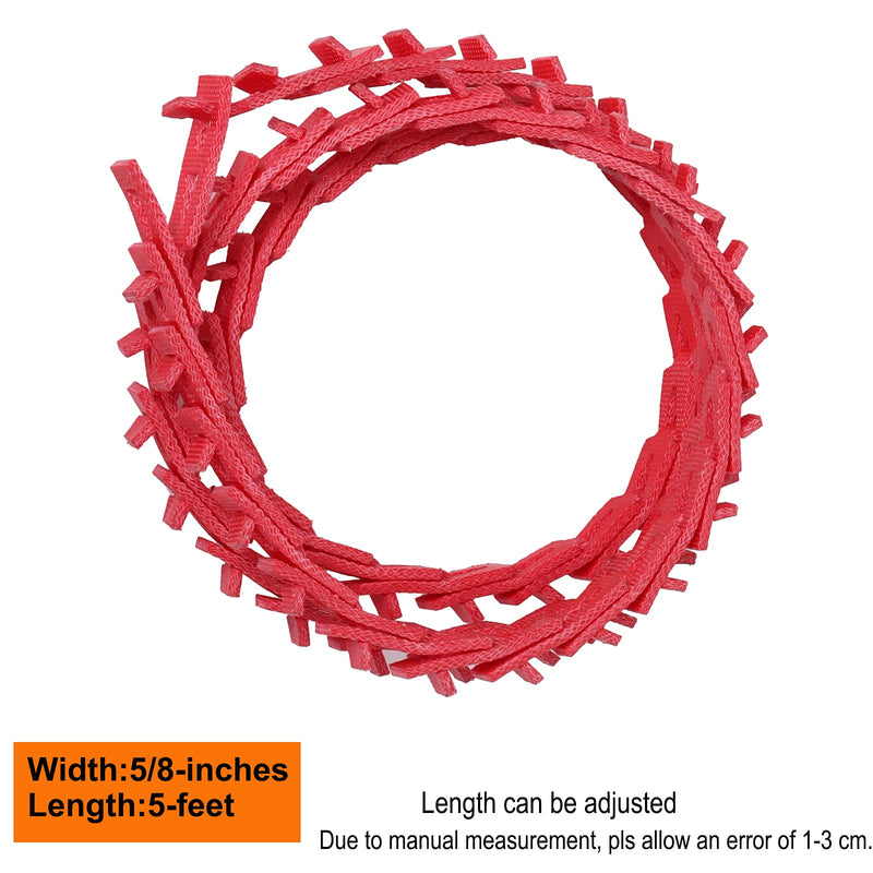 [Australia - AusPower] - Power Twist V - Belt 5/8 - inches x 5 - feet B/5L, Adjustable Link V - Belt Type B Perfect for Lathes, Drill Press, Table Saws and Other Woodworking Tools 5 FT 1 