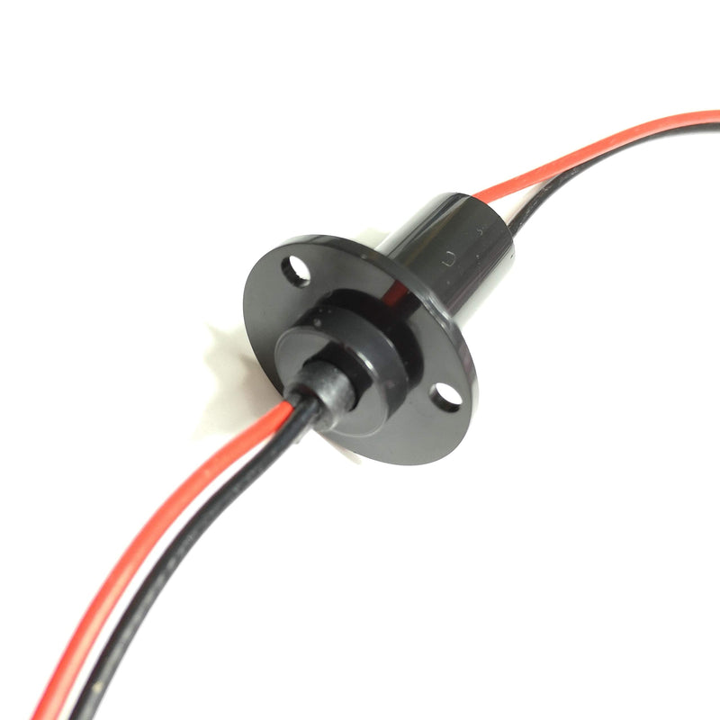 [Australia - AusPower] - Taidacent 2 Wires 15A 20A 30A 40A 60A Slip Ring Collector Ring Rotary Electrical Contact (30A) 30 