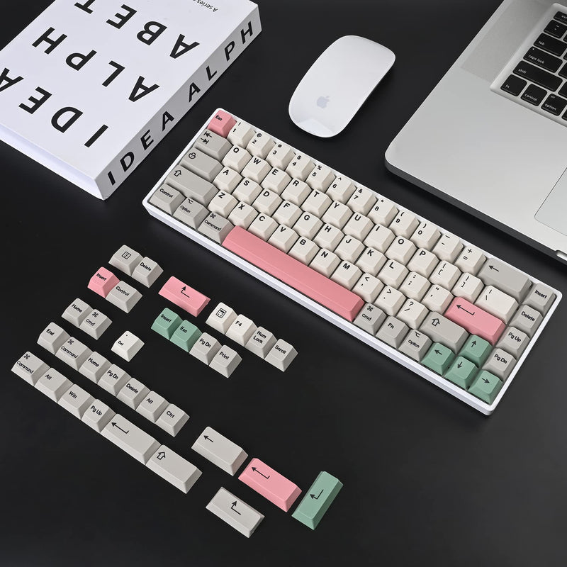 [Australia - AusPower] - Guffercty kred Cherry Profile Keycaps 60 Percent Retro PBT 158-key Cap Cover Set Dye Sublimation for Cherry Mx Switch Mechanical Keyboard (CHERRY/9009) 9009-Cherry 