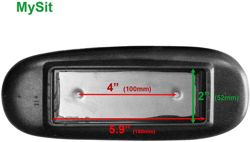 [Australia - AusPower] - MySit Office Chair Armrest Replacement Arm Pads (Set of 2) 