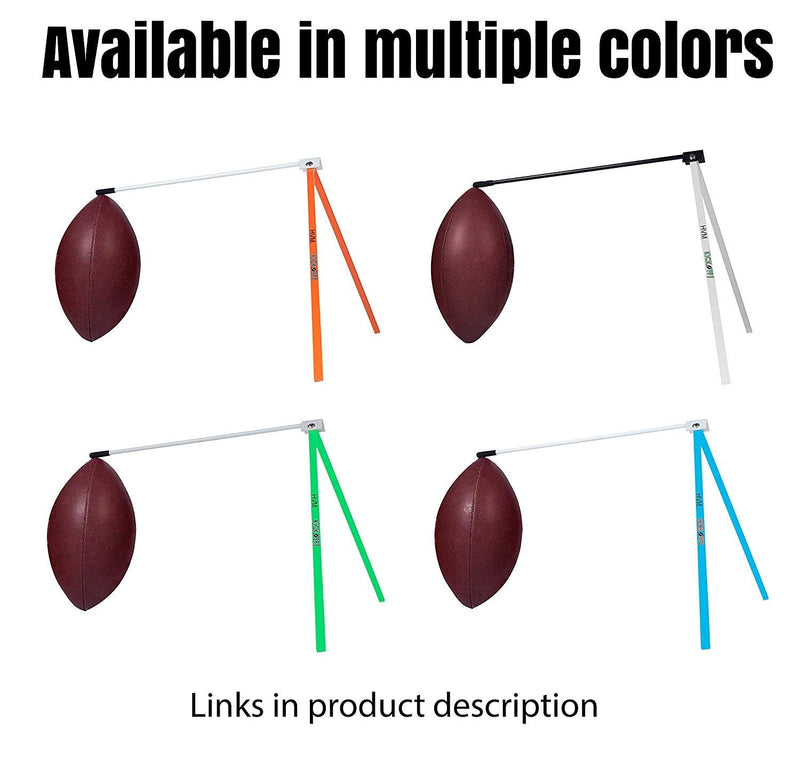 [Australia - AusPower] - Kickoff! Football Holder - Football Place Holder Kicking Tee - Use with Foot Ball Field Goal Post or Football Kicking Net (Orange and White) 