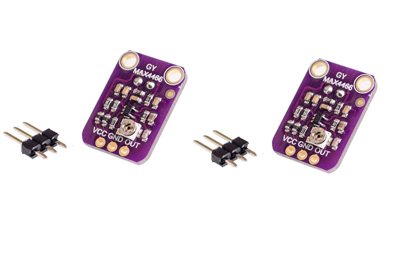 [Australia - AusPower] - NOYITO MAX4466 Electret Microphone Amplifier Adjustable Gain (Pack of 2) 