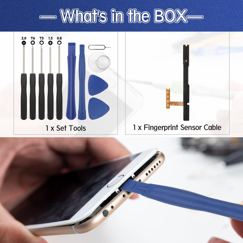 [Australia - AusPower] - Power Volume Button Flex Cable for Samsung Galaxy A14 5G Control Switch On/Off Replacement Parts for Samsung A14 5G SM-A146U with Repair Tools 
