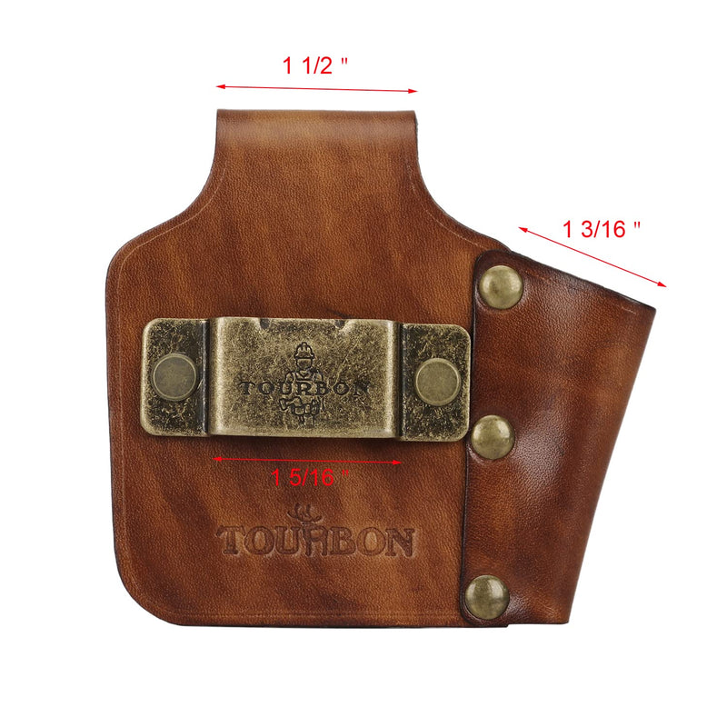 [Australia - AusPower] - Tourbon Leather Measuring Tape Screwdriver Holder Pocket Hitch Tool Holster 