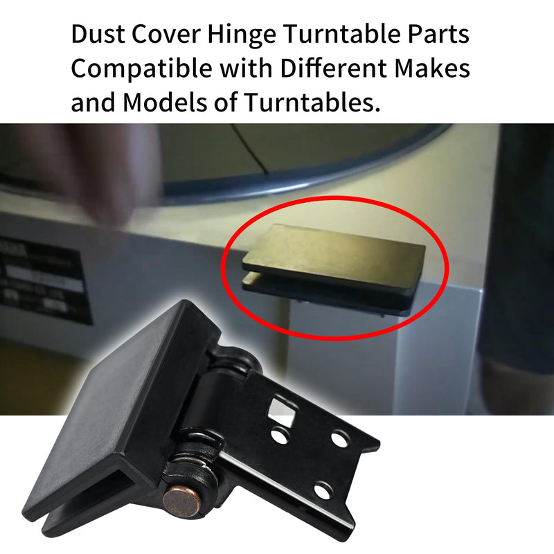 [Australia - AusPower] - 2 Pcs Vsttar Dust Cover Hinge Turntable Parts Compatible with Akai AP-206,AR - AR The Turntable,BSR - Quanta 450SX,Kenwood - KD-40R,Sony PS-11,PS-22,Yamaha-P-200,Different Makes Models of Turntables 2 
