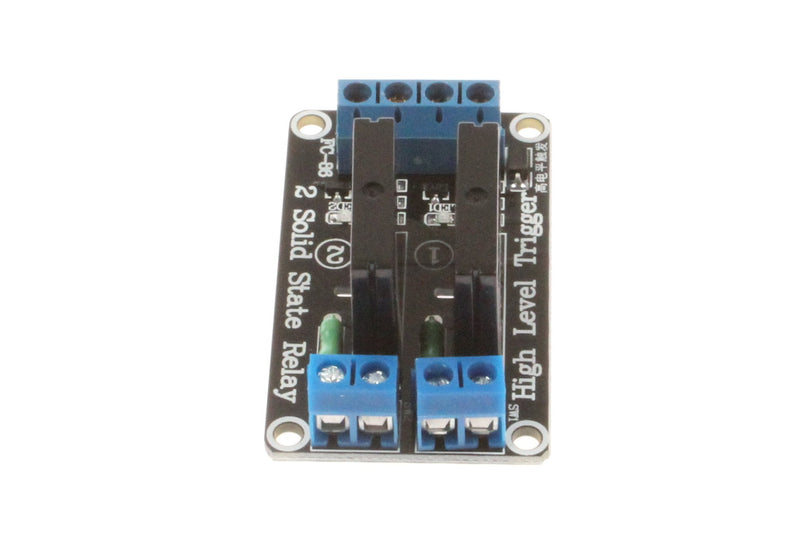 [Australia - AusPower] - NOYITO 2-Channel Solid State Relay Module High-level Trigger DC Control AC Load AC 240V 2A for PLC Automation Equipment Control, Industrial Control, Circuit Modification (2-Channel 24V) 2-Channel 24V 