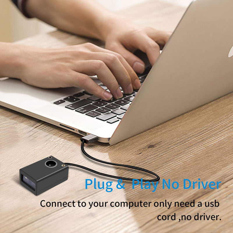 [Australia - AusPower] - 2D Embedded Mini Barcode Reader Scanner Scan, Symcode QR Barcode Reader Module Scanner with Auto Sensing Cell Phone Computer Screen Scan 