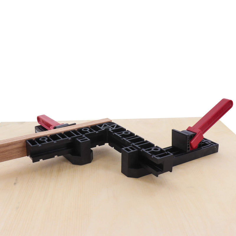 [Australia - AusPower] - Milescraft 4011 8" ClampSquares - 90 Degree Corner Clamp, Positioning/Assembly Squares for Pictures Frames, Boxes, Etc Black Plastic 