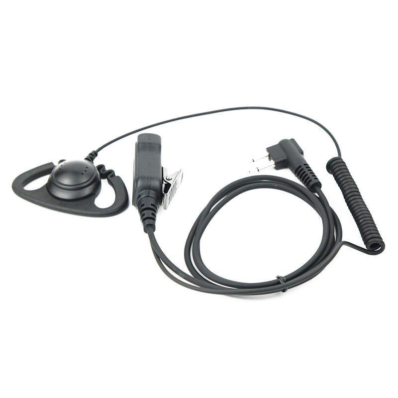 [Australia - AusPower] - WODASEN 2 Pin Earpiece with Mic for Motorola 2 Way Radio Earpiece CP200 CP185 CLS1410 CLS 1110 with Reinforced Cable 
