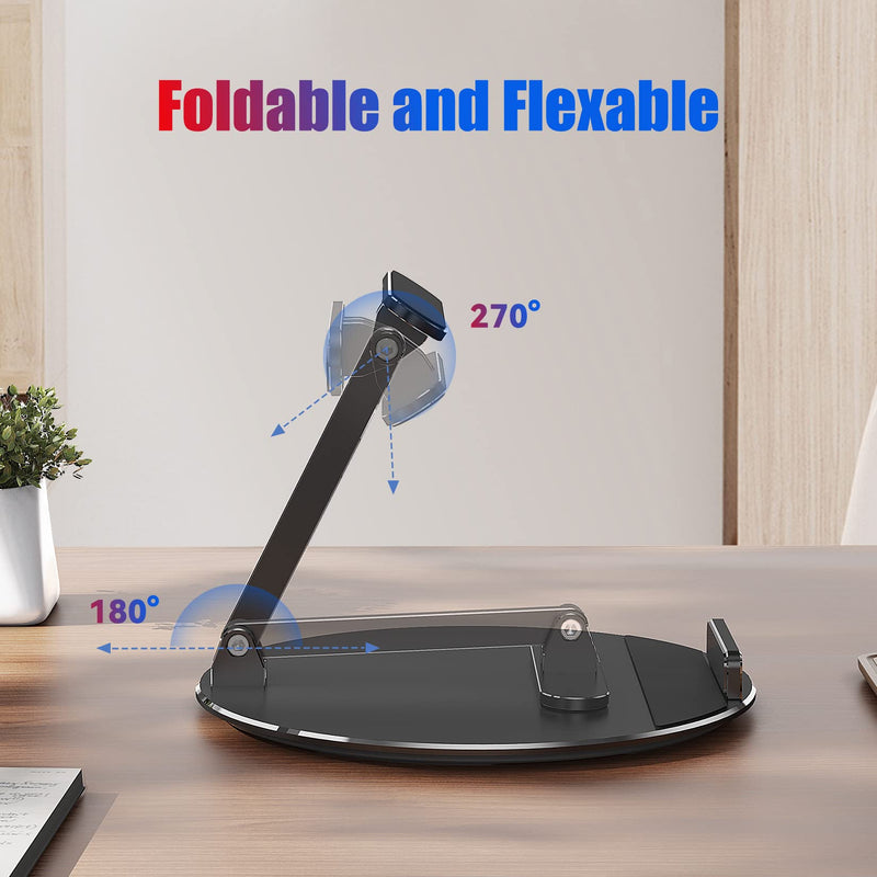 [Australia - AusPower] - ITSHOM Swivel and Tilt Stand, for Show 15 Smart Display, Made of Heavy-Duty Aluminum, Device Sit On It Without Mounting (Black) black 