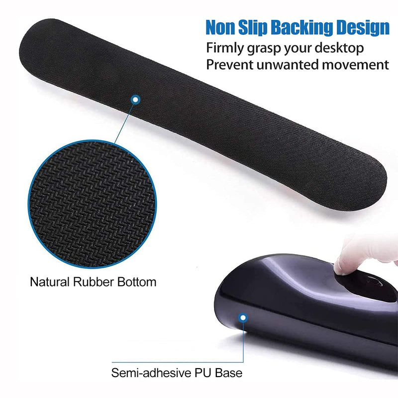 [Australia - AusPower] - Keyboard Wrist Rest and Mouse Pad Wrist Support Set, Non-Slip PU Base Ergonomic Gaming Mousepad for Home Office Working Studying Easy Typing & Pain Relief - Floral Quote Funny Cows Combination 