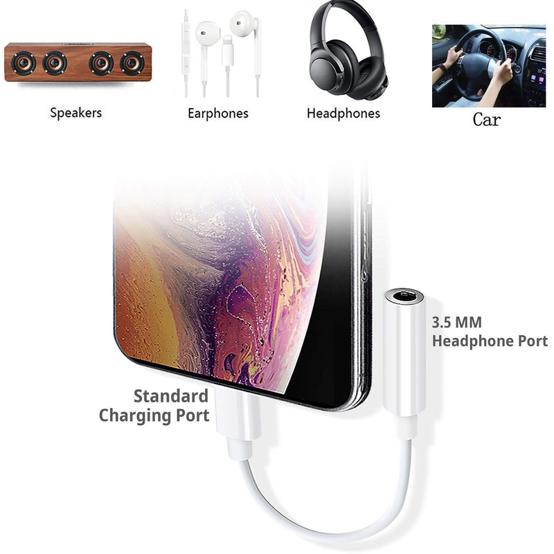 [Australia - AusPower] - [Apple MFi Certified] Lightning to 3.5 mm Headphone Jack Adapter,Headphone Adapter for iPhone 3Pack Seulliya Converter Dongle Auxiliary Audio Splitter Cable Compatible with iPhone 7 8 X XS XR 11 12 13 