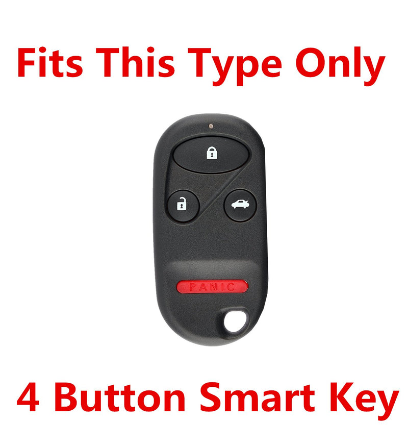 [Australia - AusPower] - Rpkey Silicone Keyless Entry Remote Control Key Fob Cover Case protector Replacement Fit For Acura TL Honda Accord CR-V Civic Insight Odyssey Pilot Prelude S2000 KOBUTAH2T A269ZUA101 A269ZUA108 