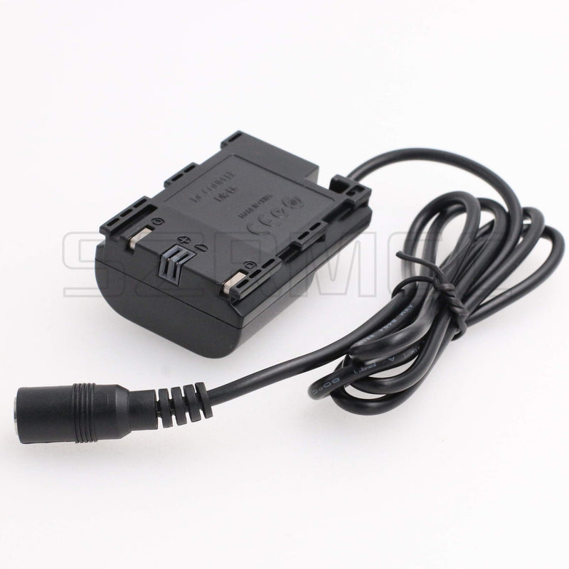 [Australia - AusPower] - SZRMCC DC 2.1 Female to New DR E6(LP E6) Dummy Battery for SmallHD 501 502 702 Monitor Canon 60D 70D 80D Camera 