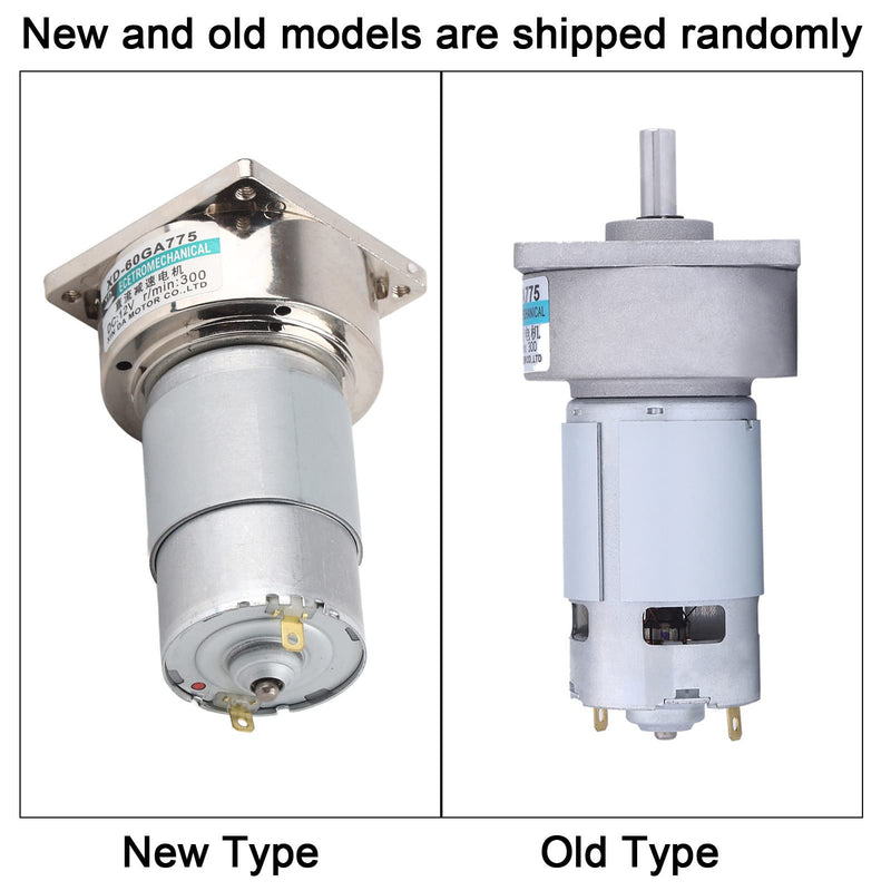 [Australia - AusPower] - 60GA775 DC12V 35W DC Geared Motor Large Torque Speed Adjustable Micro DC Geared Motor (300R) 300R 