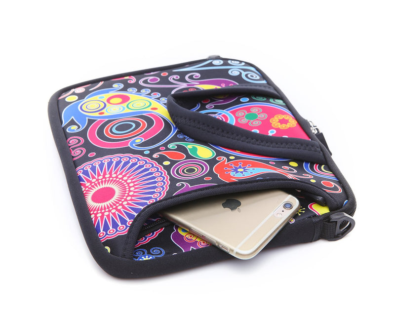 [Australia - AusPower] - 10-Inch Laptop Shoulder Sleeve Case and Tablet Bag for most 9.7" 10" 10.1" 10.2" Ipad/Notebook/eBook/Readers (classic colourful) Classic Colourful 